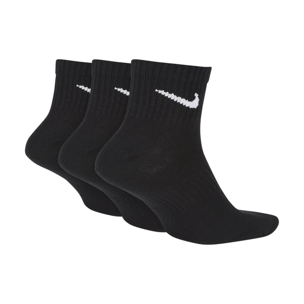 Nike Everyday Light Weight x 3 Socks - Black/White