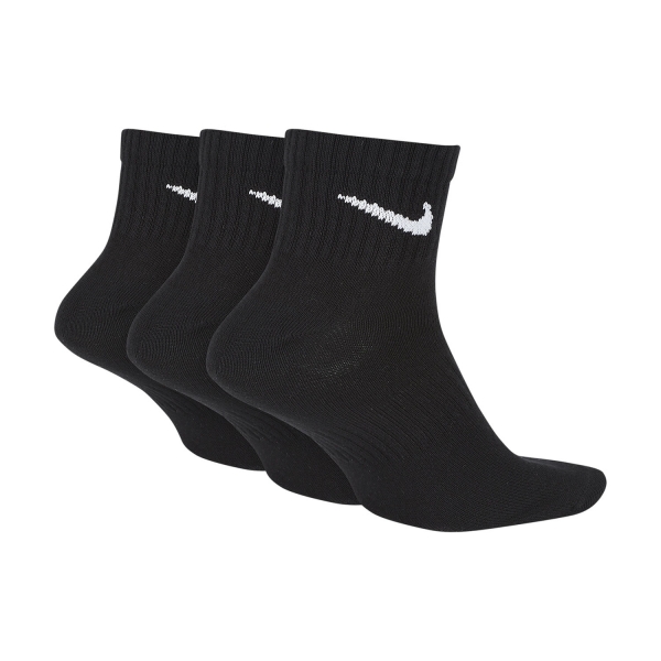 Nike Everyday Light Weight x 3 Calze - Black/White