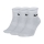 Nike Everyday Light Weight x 3 Calcetines - White/Black