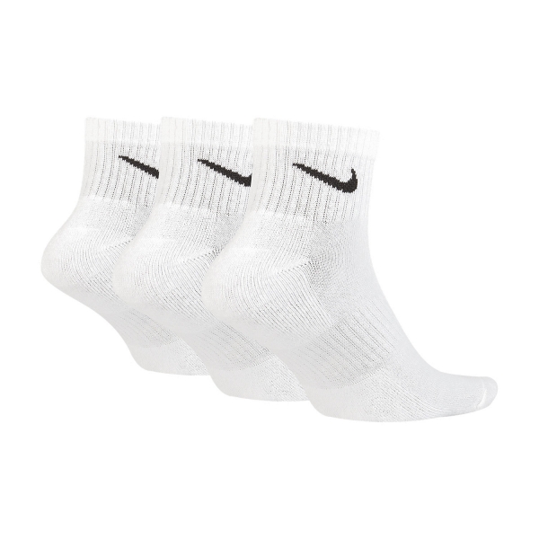 Nike Everyday Cushion x 3 Calze - White/Black