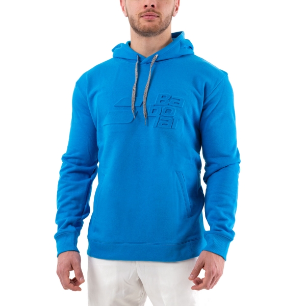Men's Padel Shirt and Hoody Babolat Exercise Hoodie  Blue Aster 4MP10414049