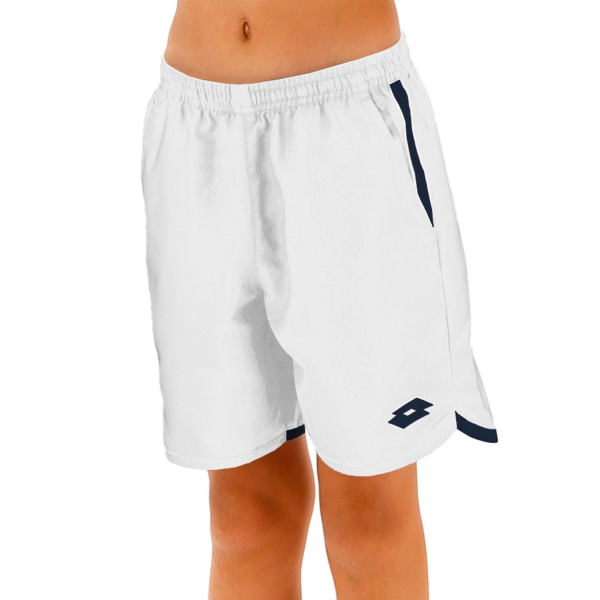 Boy's Padel Shorts and Pants Lotto Squadra 7in Shorts Boy  Brilliant White 21220607R