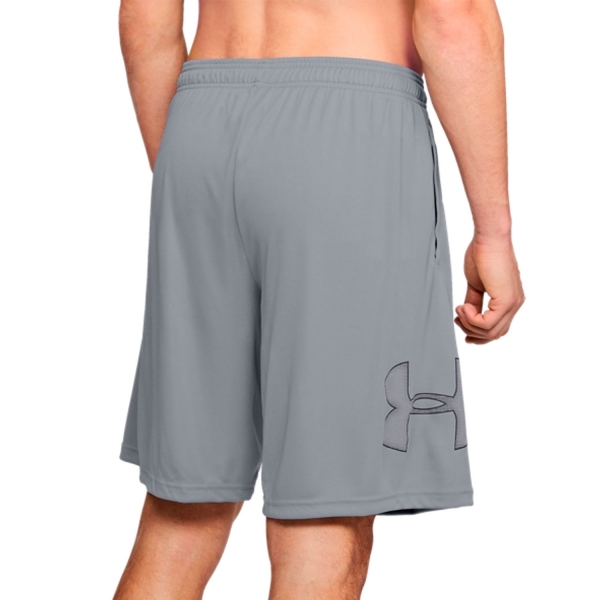 Under Armour Tech Graphic 10in Shorts - Steel/Black
