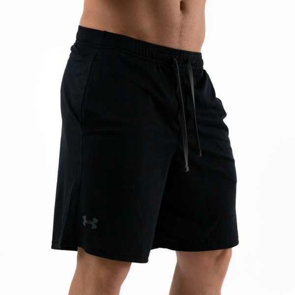 Men's Padel Shorts Under Armour Tech Mesh 9in Shorts  Black 13287050001
