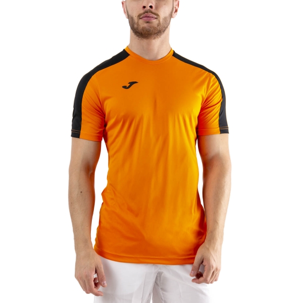 Camiseta Padel Hombre Joma Academy III Camiseta  Orange/Black 101656.881