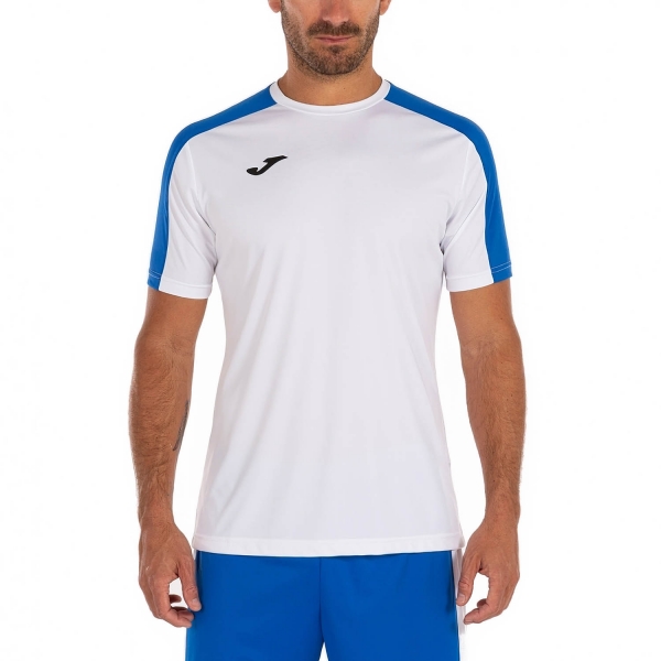 Camiseta Padel Hombre Joma Academy III Camiseta  White/Royal 101656.207