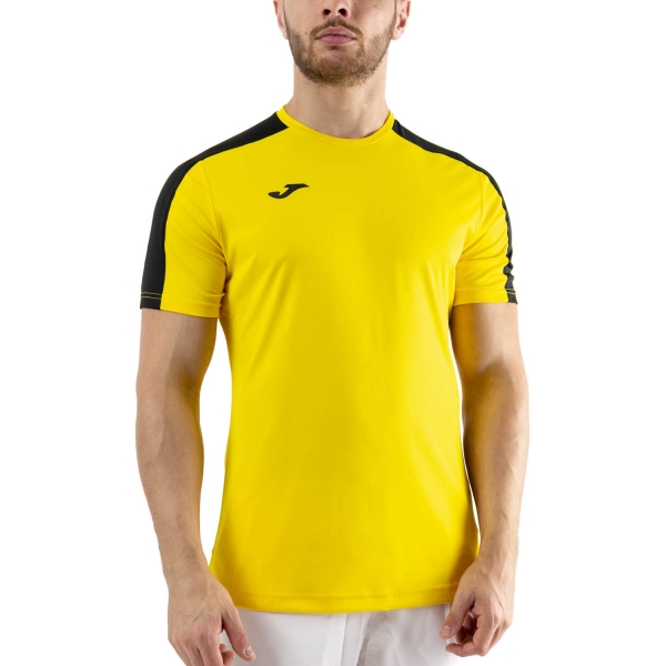 Camiseta Padel Hombre Joma Academy III Camiseta  Yellow/Black 101656.901