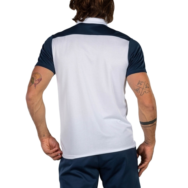 Joma Hobby II Polo - White/Dark Navy