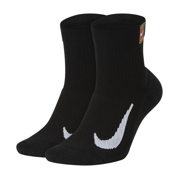 Padel Socks Nike Multiplier Max x 2 Socks  Black CU1309010