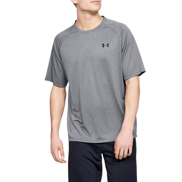 Men's T-Shirt Padel Under Armour Tech 2.0 Novelty TShirt  Pitch Gray/Black 13453170012