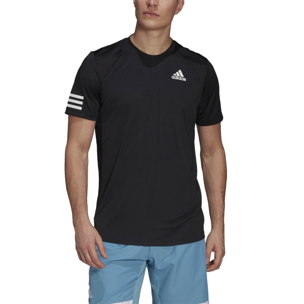 habilitar En consecuencia Rubicundo adidas Club 3-Stripe Camiseta de Padel Hombre - Black/White
