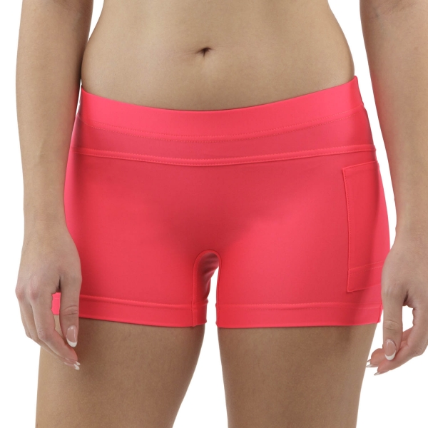 Falda y Shorts Padel Mujer Australian Logo 3in Shorts  Psyco Red TEDSH0001419