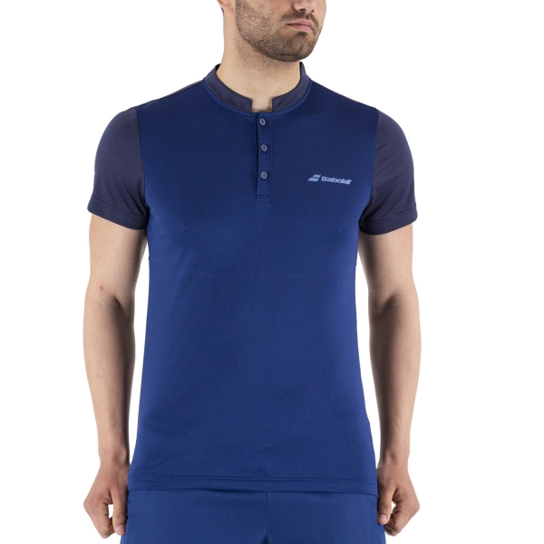 Polo Padel Hombre Babolat Play Polo  Estate Blue 3MP10214000
