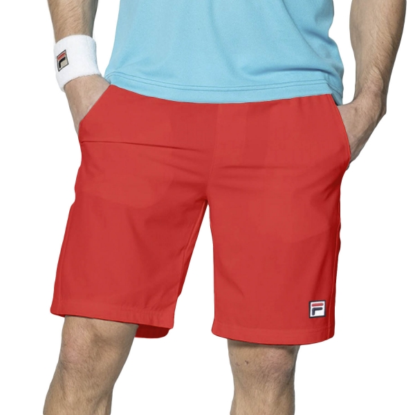 Men's Padel Shorts Fila Santana 9in Shorts  Red FBM142005500