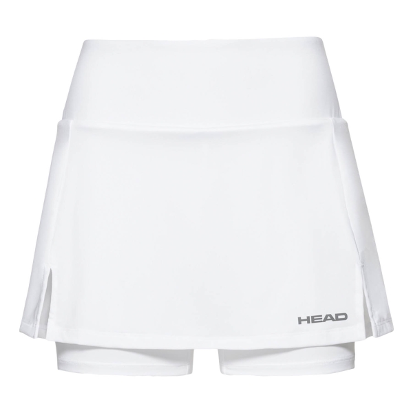 Girl's Padel Skirts and Shorts Head Club Basic Skirt Girl  White 816459WH