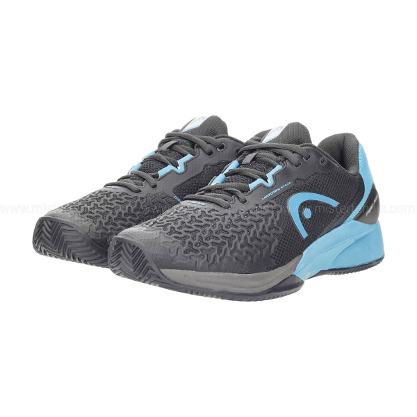 Head Revolt Pro 3.5 Clay Men's Tennis Shoes - Raven/Capri