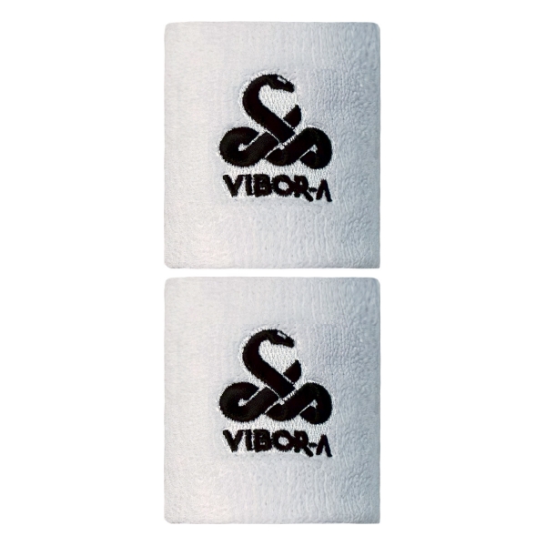 Muñequeras de Padel ViborA Logo Munequeras Cortas  Bianco 0013710