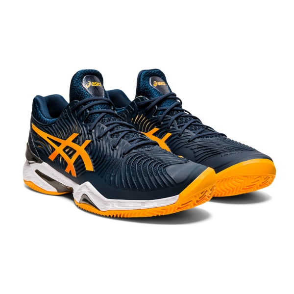 Asics Court FF 2 Clay Men's Tennis Shoes - French Blue/Amber