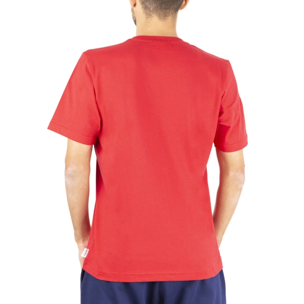 Australian All Logo Print T-Shirt - Tango Red