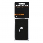 HEAD Logo 5in Muñequeras Largas - Black