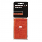HEAD Logo 5in Big Wristbands - Orange