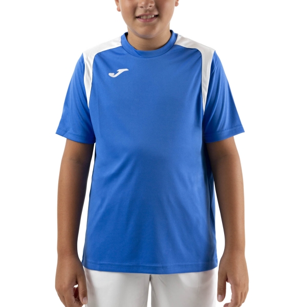 Polo y Camiseta Padel Niño Joma Championship V Camiseta Nino  Royal/White 101264.702