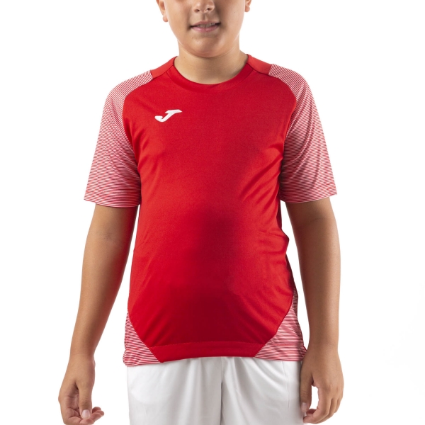 Polo y Camiseta Padel Niño Joma Essential II Camiseta Nino  Red/White 101508.602