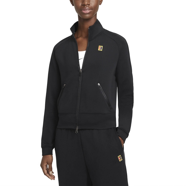 Women's Padel Jacket Nike Court Heritage Logo Jacket  Black CV4701010