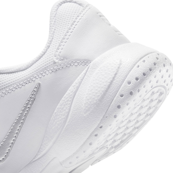 Nike Court Lite 2 Bambina - White/Metallic Silver