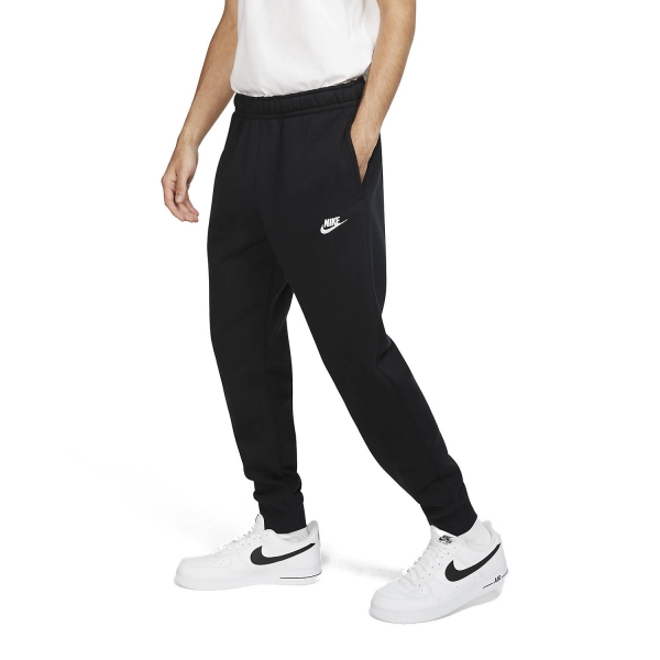 Pant y Tights Padel Hombre Nike Sportswear Club Pantalones  Black/White BV2671010