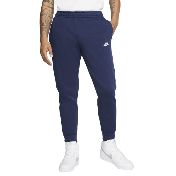 Pantalone e Tight Padel Uomo Nike Sportswear Club Pantaloni  Midnight Navy/White BV2671410