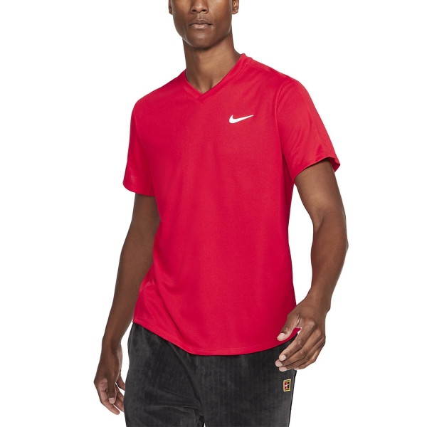 Men's T-Shirt Padel Nike Victory TShirt  University Red/White CV2982657