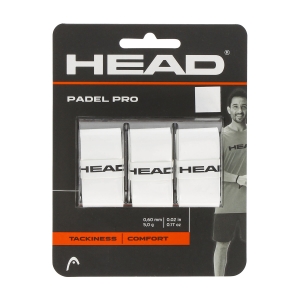 Overgrip Padel Head Padel Pro x 3 Sobregrip  White 285111 WH