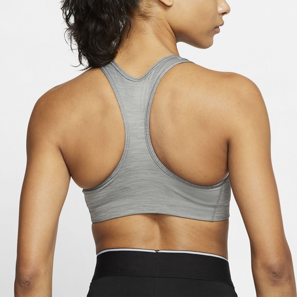 Nike Dri-FIT Women's Sports Bra - Smoke Grey Heather/Black