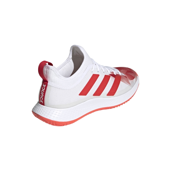 adidas Defiant Generation Scarpe da Tennis Uomo - Ftwr White/Red