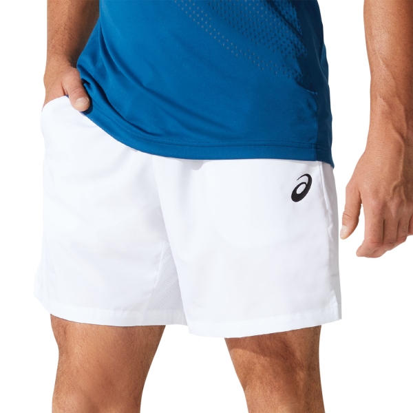 Asics Court 7in Pantaloncini da Padel Uomo - Brilliant White