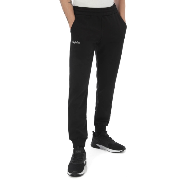 Pant y Tights Padel Hombre Australian Fleece Pantalones  Nero/Bianco LSUPA0009003A