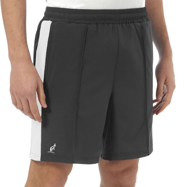 Men's Padel Shorts Australian Slam 7.5in Shorts  Black/White TEUSH0014003