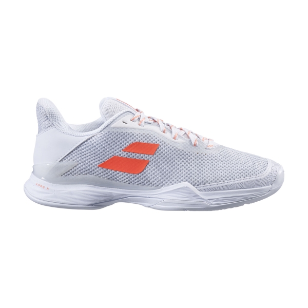 Women's Padel Shoes Babolat Jet Tere Clay  White/Living Coral 31S226881063
