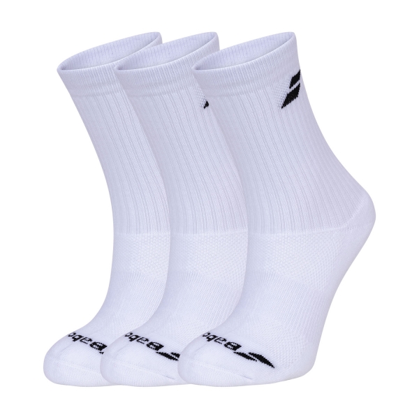 Padel Socks Babolat Logo x 3 Socks  White 5UA13711000