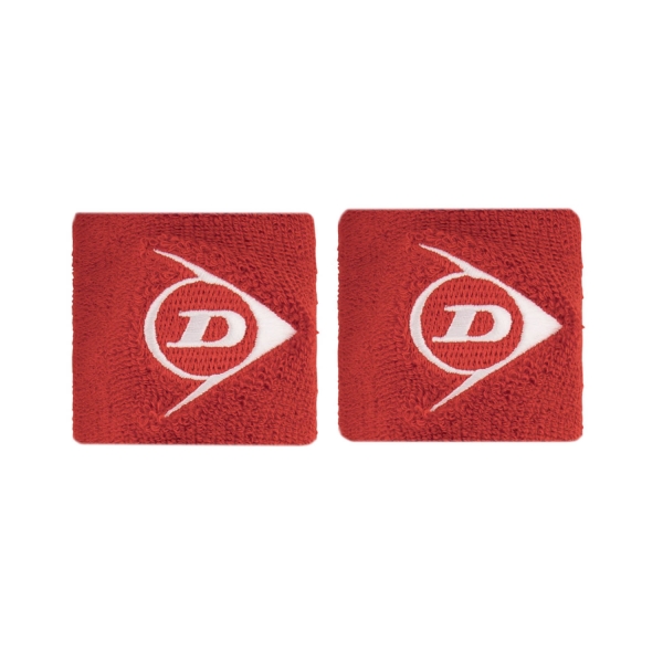 Muñequeras de Padel Dunlop Logo Munequeras Cortas  Red 307384