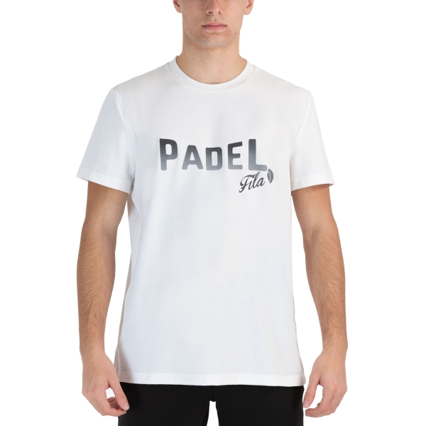Camiseta Padel Hombre Fila Arno Camiseta  White FLU212014001