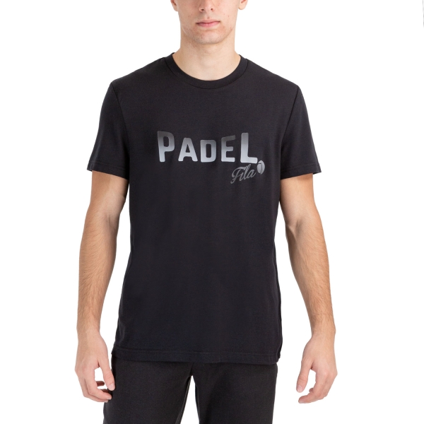 Men's T-Shirt Padel Fila Arno TShirt  Black FLU212014900