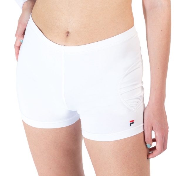 Women's Padel Skirts and Shorts Fila Bella 4in Shorts  White FBL172003001