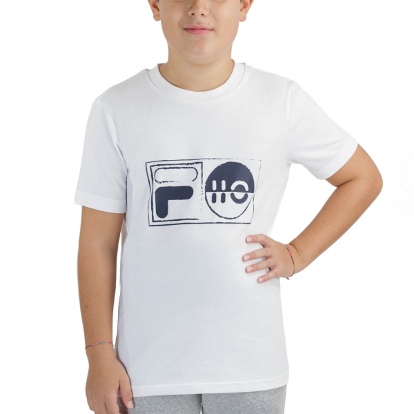Polo y Camiseta Padel Niño Fila Jacob Camiseta Nino  White FJL212015001