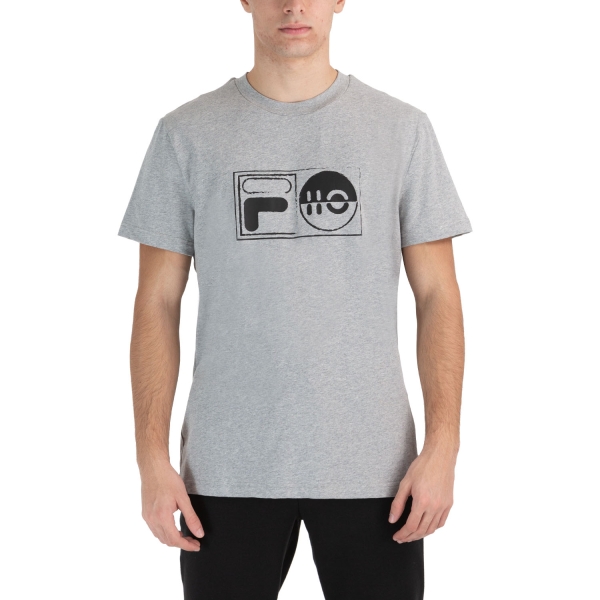 Camiseta Padel Hombre Fila Jacob Camiseta  Light Grey Melange FLU212015850