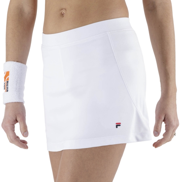Falda y Shorts Padel Mujer Fila Shiva Falda  White FBL131022001