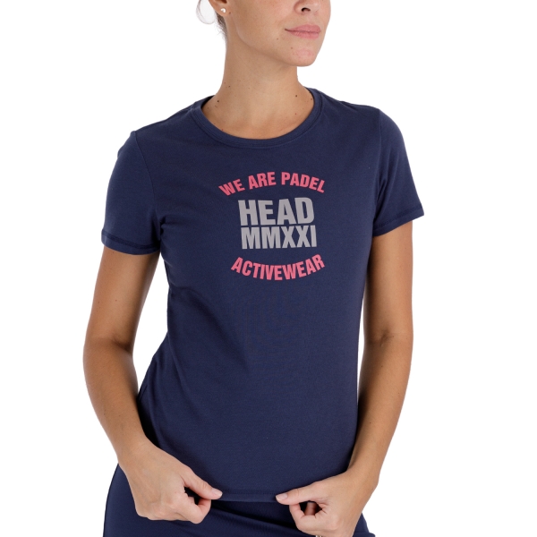 Camiseta y Polo Padel Mujer Head Skip Camiseta  Dark Blue 814721DB