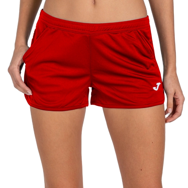 Women's Padel Skirts and Shorts Joma Hobby 3in Shorts  Red/White 900250.600