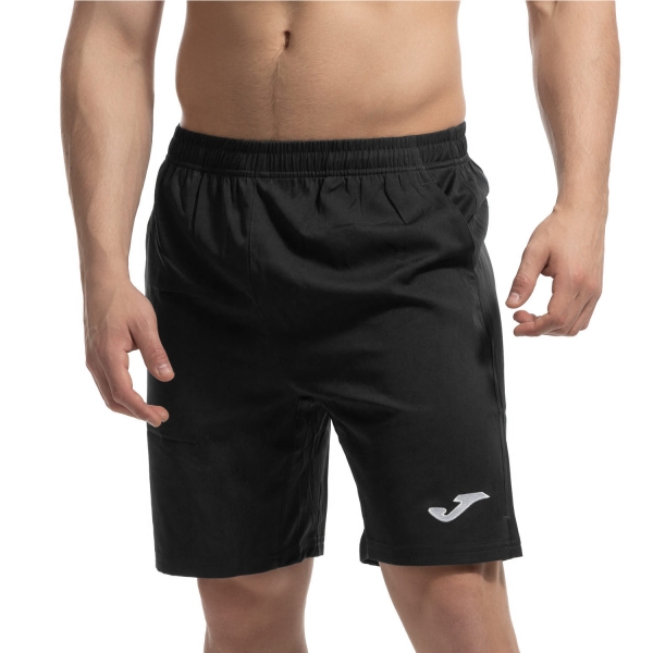 Shorts Padel Hombre Joma Master 8in Shorts  Black/White 100186.100
